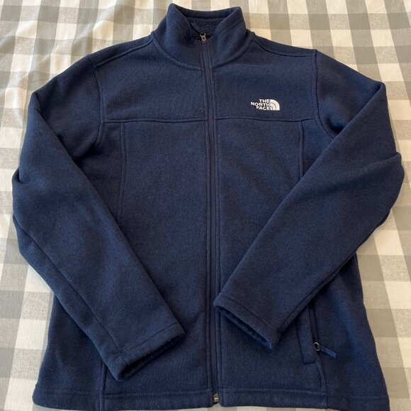 North Face Men's Tsillan Full Zip Jacket - Summit Navy Heather - Size Large - Picture 2 of 5